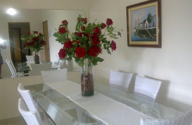 Beautiful apartment in Praia Grande-Ubatuba with sea view and gourmet balcony