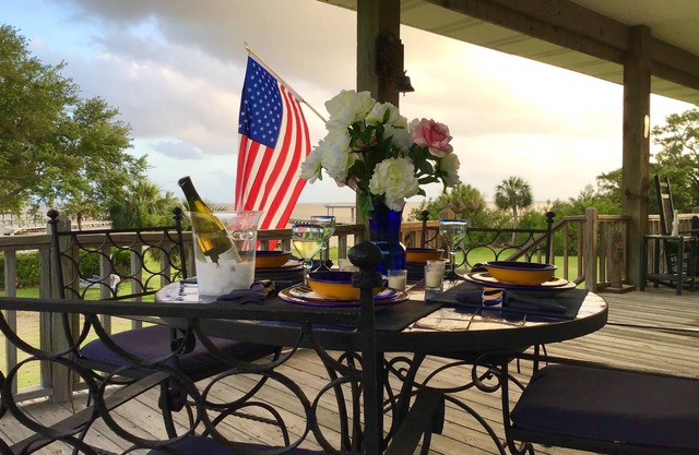 Beautiful Calcasieu Lake Views from Old Settlement, Louisiana