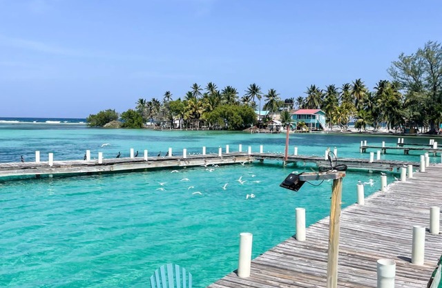 Beautiful Catamaran in San Pedro on the Caribbean