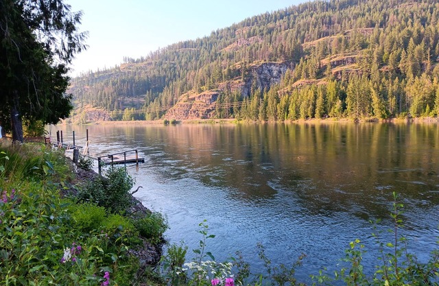Beautiful Clark Fork Riverside RV site