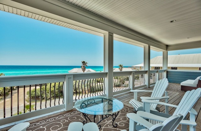Beautiful Emerald Coast views, private pool, S. of 30A, Sleeps 24