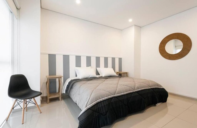 Beautiful loft. King size bed. 150 Mbps internet.