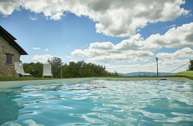 Beautiful private villa with A/C, WIFI, sauna, private pool, TV, patio and panoramic view