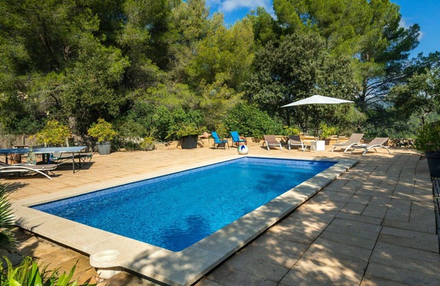 Beautiful private villa for 8 guests with A/C, private pool, WIFI, TV, patio and panoramic view