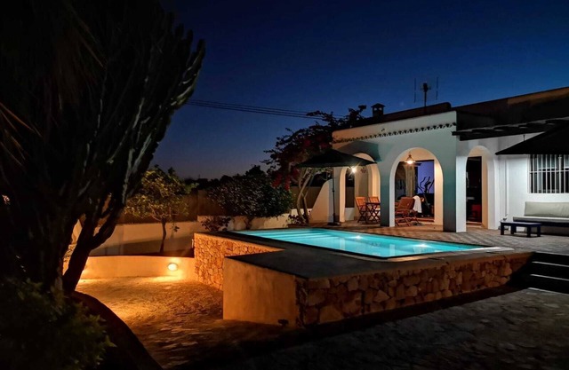 Beautiful Villa with swimming pool in Ibiza town.