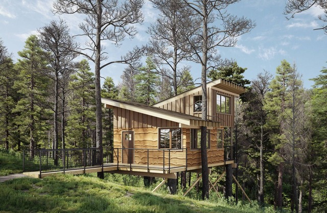 Beautifully Crafted Warbler Treehouse near Tuxedo Falls