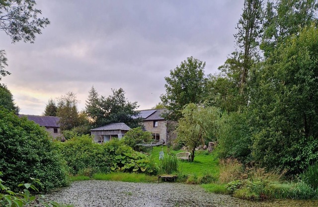 Bell tent with river view