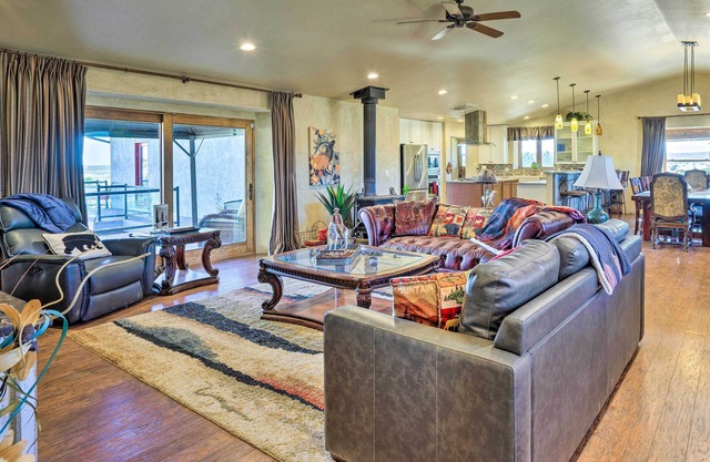 Beulah Home w/Wraparound Porch & Mtn Views