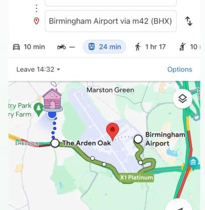 Birmingham Airport Greendoor