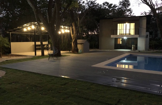 Blue Window Villa with pool view