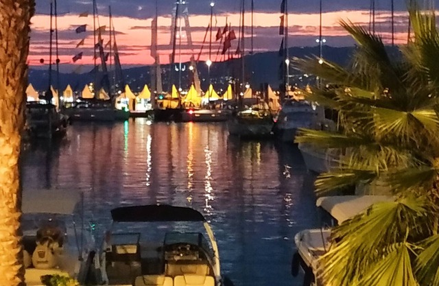 Boat at the quay on the CROISETTE CANNES