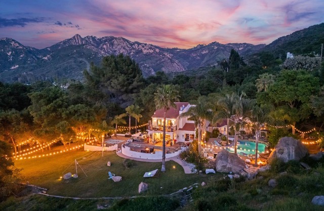 Boho Chic Malibu Retreat Estate Salt Pool + Yoga
