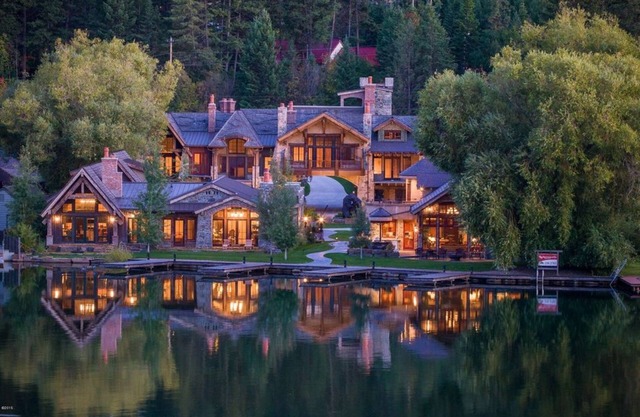 Book Now for Summer! Direct Waterfront with Private Dock at Bear Dance, Bigfork Bay - Flathead Lake