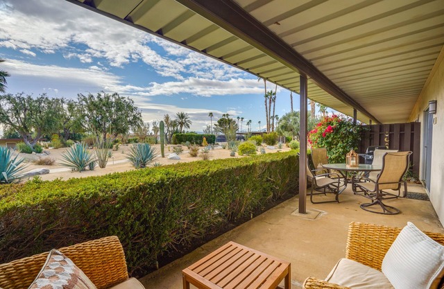 Borrego Springs Vacation Rental: Patio & Gas Grill