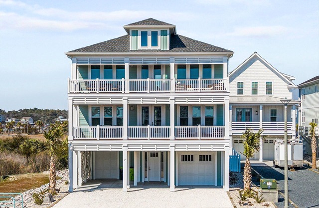 "BRAND NEW" 5BR Retreat w/Private Pool in Exclusive Gated Ocean Isle Beach