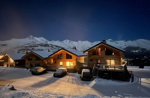 Brand new Chalet La Plagne-Les Coches with superb views of Mont Blanc