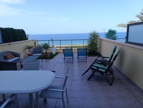 Bungalow en primera línea del mar