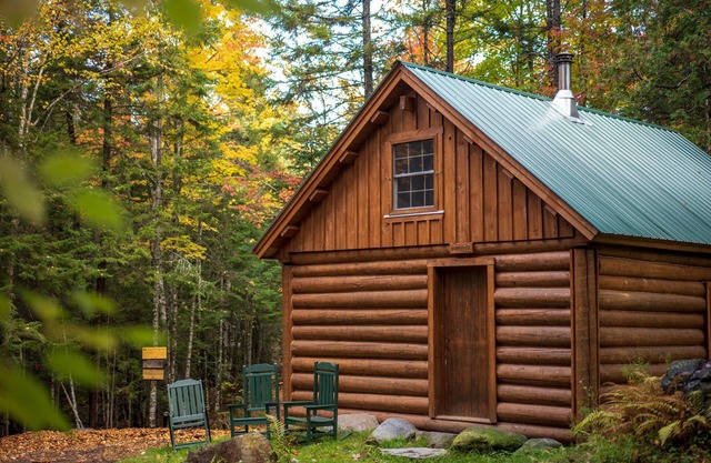 Bunk in a shared bunkhouse with shared bathroom