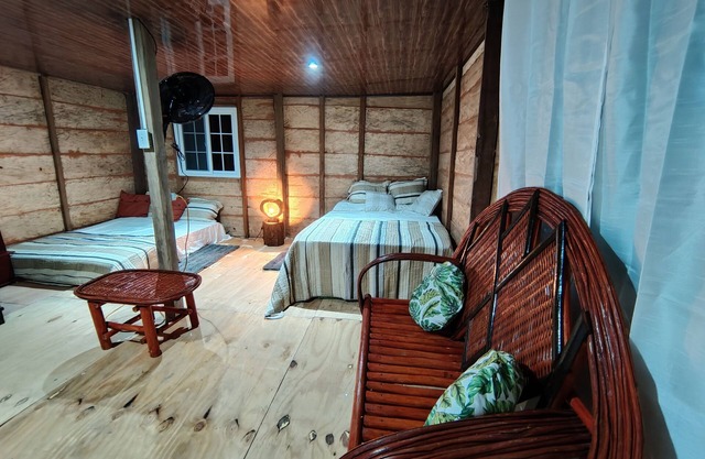 Cabaña la Arenilla has wifi, and connection with nature.