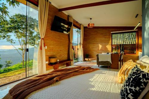 Cabana nas montanhas em Campos do Jordão
