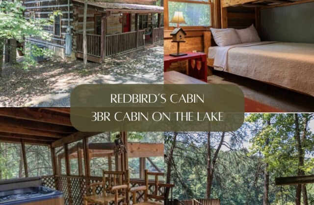 Cabin on the lake! Hot tub, fishing, pool access!