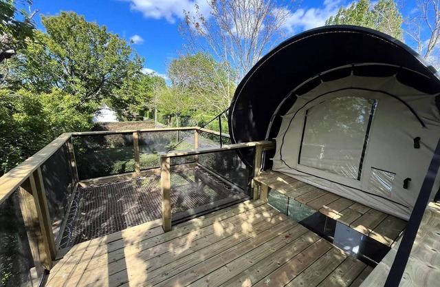 Camping Flower L'Abri-côtier * - NEW /D'Tente DKbane 12m² UNUSUAL - 1 bedroom + terrace (without sanitary facilities) 2 people