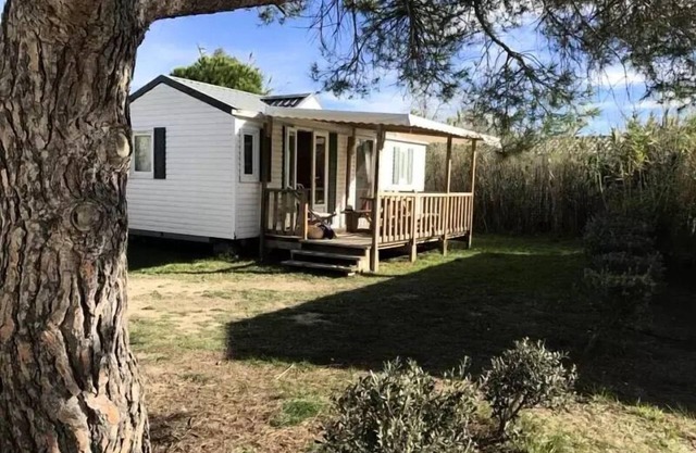 Camping les Fontaines * - Mobil Home Olivier Comfort Air conditioning with terrace 2 bedrooms 6 people