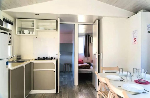 Camping Paradis le Vallespir* - Mobile home Lys 4 rooms 8 people Air-conditioned