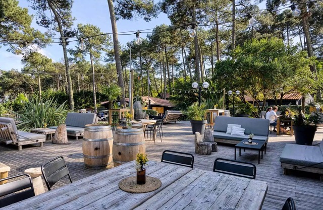 Camping Slow Village Biscarrosse Lac*** - Cabane Tribu 5 rooms 8 people