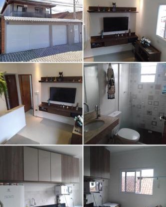 Casa condomínio Temporada 2 dorm Praia Grande SP