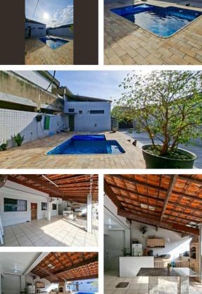 Casa espaçosa, piscina, churrasqueira, estacionamento