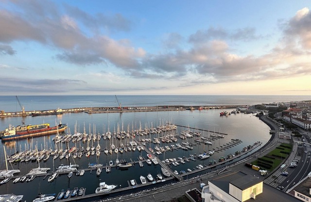 Central Ponta Delgada - Ocean and Sunset views from tallest building on island