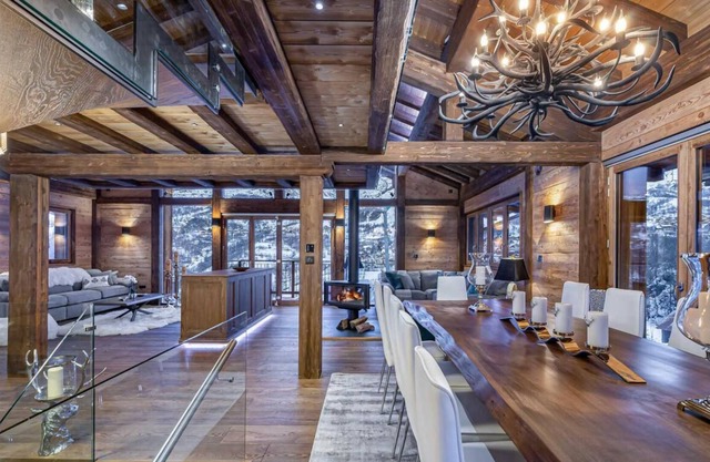 Chalet, wifi, view open, sauna, fireplace or stove, parking, tv, ski locker, 330m²