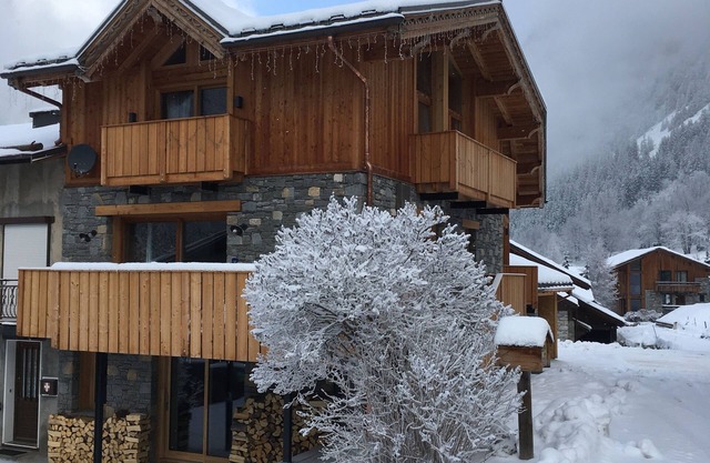 Chalet Contemporain Bois et Pierres