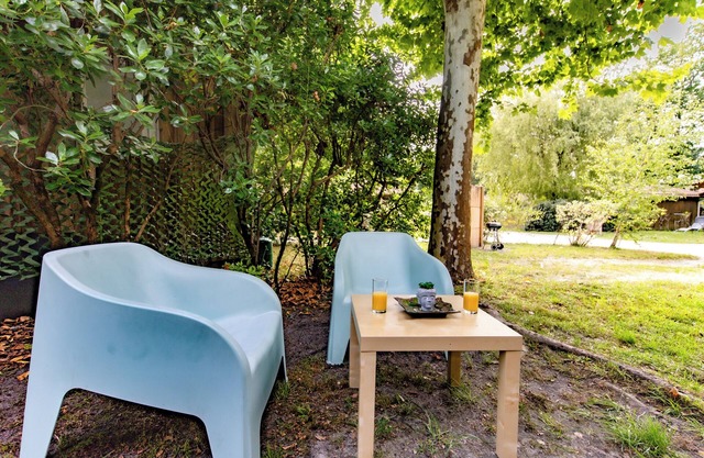 Chalet 'Du Bassin D'arcachon N°11' with Private Terrace, Wi-Fi and Air Conditioning