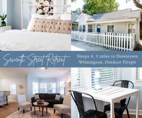 Charming 2BR Wilmington Bungalow Close to Beaches