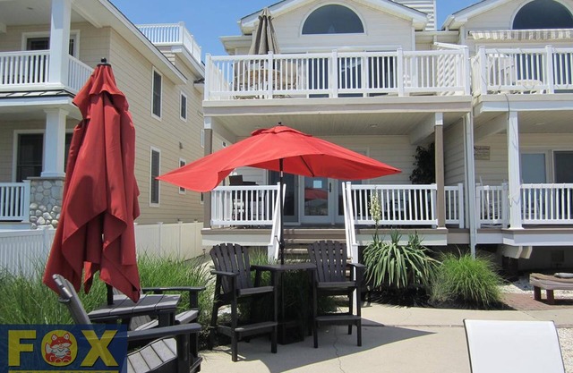 Charming 4-bedroom house on Ocean City Beachfront. A few steps to boardwalk.