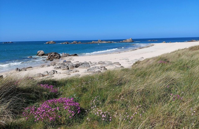 Charming granite stone cottage between land and sea, in St Pol de Leon