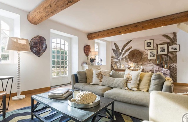 Charming Historic House in Barneville-Carteret with Private Courtyard