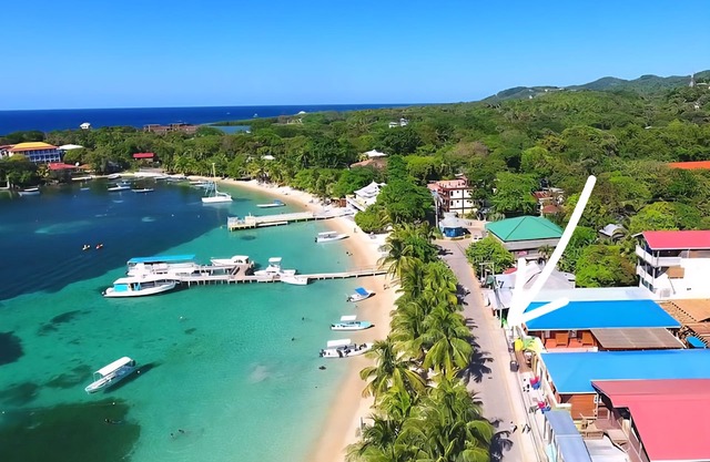 Charming hotel mini suite in Roatan island/Beach Front/West End