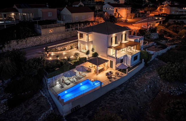 Charming Villa Maria with pool surrounded with a Mediterranean plants