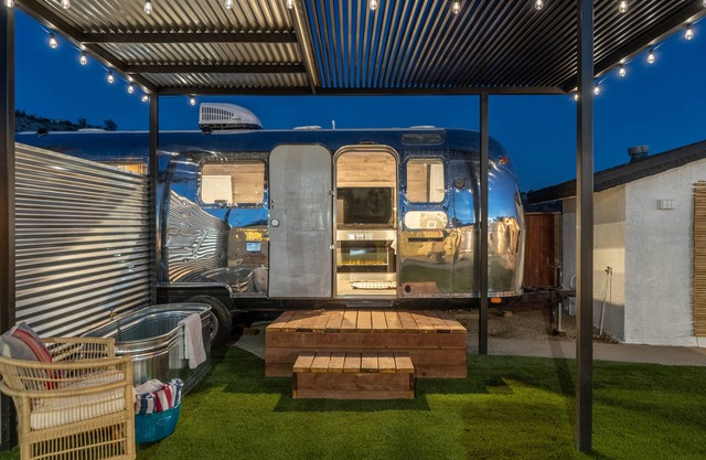 Chic & Modern Airstream + Soaking Tub