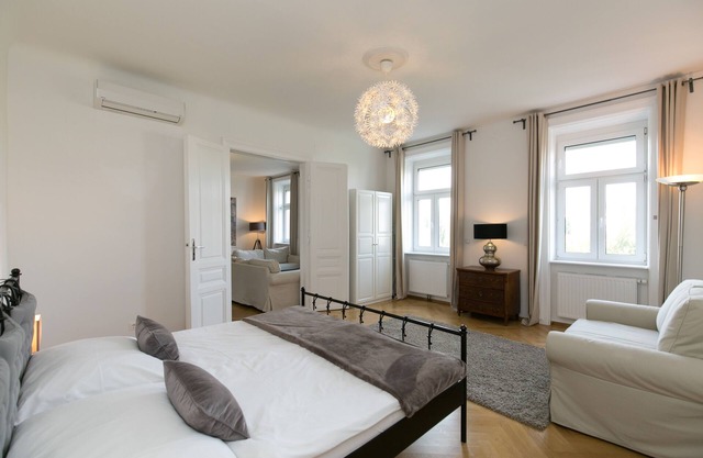 City Apartment Klimaanlage 81m2 Wohnen mit Blick ins Grüne