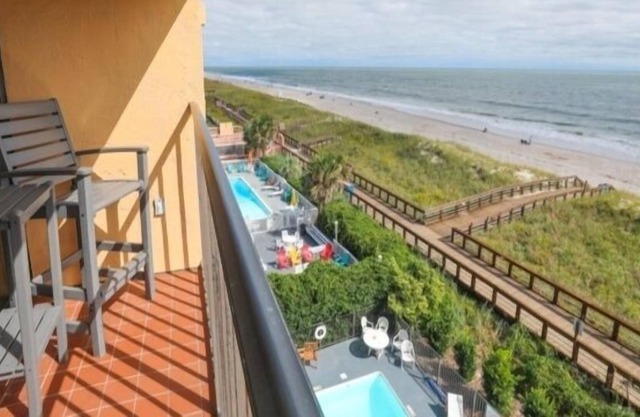 Coastal Cabana - Enjoy The Gorgeous Oceanfront Sunrise From Your 4th Floor Balcony. Walk To The Carolina Beach Boardwalk 2 Bedroom Condo by Redawning
