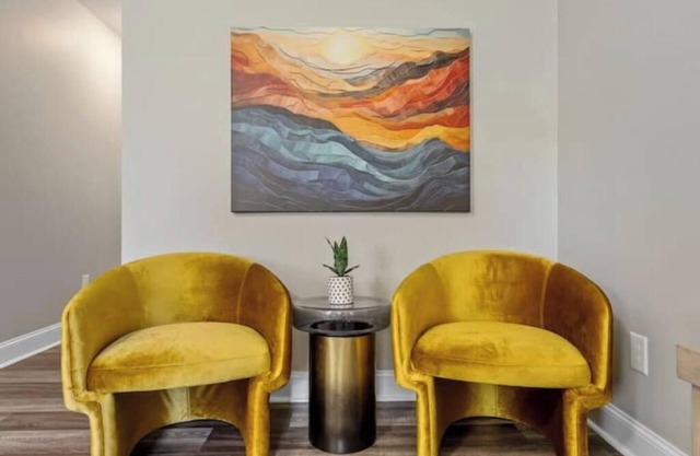 Colorful & modern w/private patio, veteran-owned