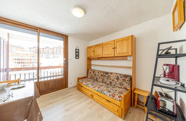 Comfortable studio near slopes, 2 pers, Saint-François-Longchamp