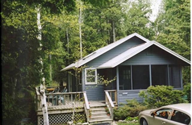 Comfort and beauty tucked between the trees.