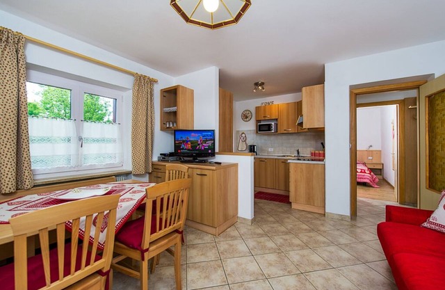 Comfortable apartments in the heart of the Dolomites.