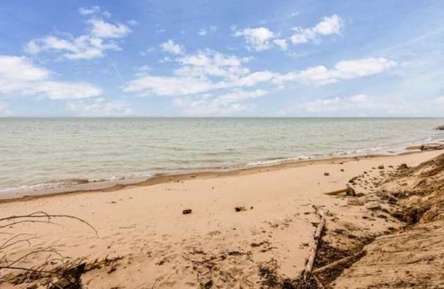 Condo with Coastline Views of Lake Michigan!
