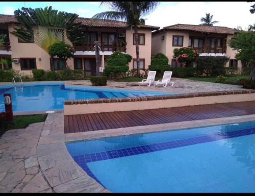 Condominio Villa Aurora, 150m da Praia de Taperapuam!